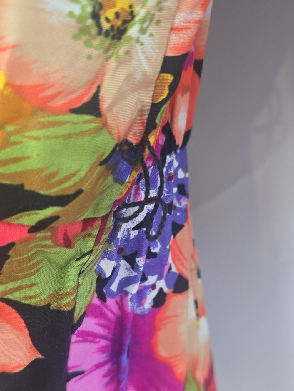Michael Matisse Newyork Floral Button-Front Midi Dress in Multicolor - Picture 7 of 10